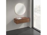 Villeroy und Boch Antao Sideboard K40102HM 100x26,8x50cm, Waschbeckenplattenfarbe warm walnut, warm walnut