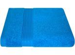 Handtuch DYCKHOFF "Siena", blau (azur), B:50cm L:100cm, Frottier, Obermaterial: 100% Baumwolle, Handtücher, mit Bordüre