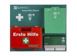 B-SAFETY Erste-Hilfe-Station, CLASSIC No. 1, inkl. Augenspülflaschen, Pflaster, Erste-Hilfe-Koffer