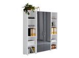 Aktenschrank Office Edition Sw Set 3 hoch Weiß/Anthrazit