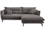 Wohnlandschaft Lava Grau Cord