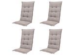 SESSELAUFLAGE BASIC TAUPE AUFLAGE HOCH