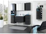 Badezimmer Cardiff ca. 80 cm Grau mit LED