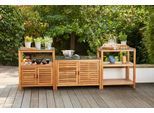 Outdoorküche Riva Holz/Granit
