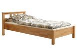Bett "Merci", aus Buche, buchefarben