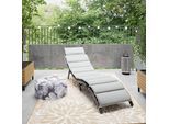Gartenliege Belinda Grau Aluminium/Outdoorstoff