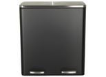 Abfallsammler Clean Schwarz ca. 59x65,5x32cm