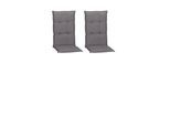 Hochlehner Auflagen Tanana 2er-Set ca.118x46x8cm Grau