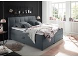 Boxspringbett Granada ca. 180x200 cm Anthrazit
