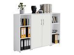Aktenschrank Office Edition Sw Set 2 niedrig Weiß