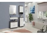 Badezimmer Scout 3-tlg. ca. 97 cm Anthrazit/Weiß