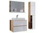 Badezimmer Lendas 4-tlg. ca. 94 cm Honigeiche