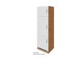 Held Kühlschrank-Umbauschrank ca. 60 cm Weiß/Eiche
