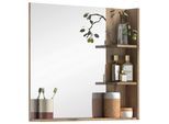 Wandspiegel Mason ca. 79x73 cm Eiche/Grau