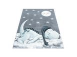 Kinderteppich Bambi Blau ca. 160x230cm