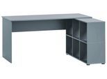 Schreibtisch Serie 500 Blau ca. 150x73,6x121,6cm