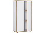 Aktenschrank Salia B60 Weiß/Honigeiche