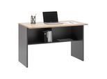 Schreibtisch Shelf in Anthrazit/Eiche Artisan