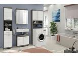 Badezimmer Scout 4-tlg. ca. 160 cm Anthrazit/Weiß