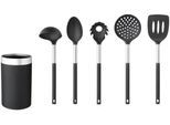 Küchenhelferset Petra Schwarz/Silberfarben, 6tlg.