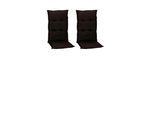 Hochlehner Auflagen Trier 2er-Set ca. 118x46 cm Grau