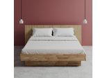 Bett Duna ca. 180x200 cm Eiche Echtholz