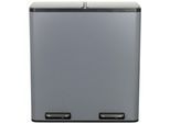 Abfallsammler Clean Grau ca. 58,5x62x32cm