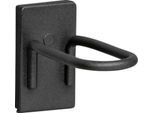 Magnethalter WFI, runde Bügelform, bis 7,5 kg, L 70 x B 25 mm, Stahl, schwarz, 2 Stück