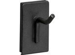 Werkzeughalter WFI, magnetisch, 1 Haken, Ø 5 x L 38 mm, Stahl, schwarz, 2 Stück