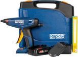 Klebepistole Rapid BGX500 Set, LED-Anzeige, ergonomischer Griff, inkl. Bosch Akku
