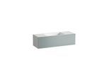 Laufen FOLIO Waschplatz H580FO55211121 1254x450x350 mm, ohne Armaturenbank, ohne Hahnloch, ohne Überlauf, Farbe: Fossilgrau