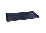 Auffangwanne für Kleingebinde, Volumen 22 l, stapelbar, B 550 x L 1200 x H 50 mm, Polyethylen, schwarz