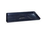 Auffangwanne für Kleingebinde, Volumen 20 l, stapelbar, B 550 x L 1100 x H 50 mm, Polyethylen, schwarz