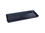 Auffangwanne für Kleingebinde, Volumen 15 l, stapelbar, B 400 x L 1000 x H 50 mm, Polyethylen, schwarz