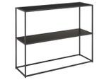 Xora Konsolentisch, Schwarz, Metall, Holzwerkstoff, rechteckig, eckig, 32.4x79x99.4 cm, Wohnzimmer, Wohnzimmertische, Konsolentische