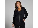 MP Damen Basics Kapuzenpulli mit durchgehendem Reißverschluss — Schwarz - XL