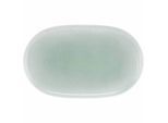 Servierplatte SELTMANN WEIDEN "Servierplatte Sento Home 38 x 24 cm", grün (aura mint), B:24,5cm H:2,7cm L:38,4cm, Porzellan, Servierplatten, Servierplatte, Spülmaschinengeeignet, Mikrowellengeeignet, Ofenfest, Salamandergeeignet, Kühlschrankgeeignet, Gefrierschrankgeeignet