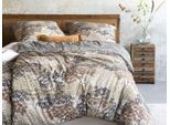 Wendebettwäsche IRISETTE "Sky 8426", gelb (safran), B/L: 155cm x 220cm, 1 Stk., 1 Stk., Mako-Satin, B/L: 80cm x 80cm, 2 Stk., Mako-Satin, Obermaterial: 100% Baumwolle, Bettwäsche, Wendebettwäsche, edel und hochwertig