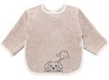 Lätzchen STERNTALER "Ärmellätzchen Bauernhof, beige", Baby, beige (sand), Baumwolle, Lätzchen