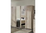 Kleiderschrank WIEMANN "Meran", beige (eiche, sägerau), B:197,3cm H:216cm T:58cm, Holzwerkstoff, Schränke, Kleiderschrank