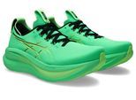 Laufschuh ASICS "GEL-NIMBUS 28", Herren, Gr. 44, vital grün, illuminate grün, Synthetik, Schuhe Laufschuh, mit Knit-Obermaterial, mit FF BLAST PLUS Dämpfung