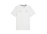 T-Shirt PUMA "BMW M MOTORSPORT Essentials T-Shirt Jugendliche", Kinder, Gr. 164, weiß, Obermaterial: 100% Baumwolle. Rippe: 80% Baumwolle, 20% Polyester, regular fit, Rundhals, Shirts T-Shirt