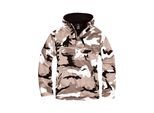 Anorak BRANDIT "Brandit Herren Fleece Pull Over Windbreaker", Herren, Gr. 3XL, snowcamo, 100% Polyester, mehrfarbig, normal, ohne Ausschnitt, Jacken