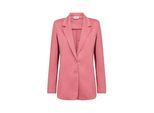 Blusenblazer WASABI CONCEPT "Wasabi Concept Blazer WA-SINA 1", Damen, Gr. 44, 4390 rapture rose, Obermaterial: 73% Polyester, 24% Viskose, 3% Elasthan, Blazer Blusenblazer