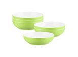 Schale SELTMANN WEIDEN "Foodbowls Liberty Pure Colors ø 25 cm 6er Set", grün (lime grün), L:25,4cm, Schüsseln, Schale, Spülmaschinenfest, Mikrowellensicher, Ofenfest