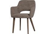 Esszimmerstuhl WOOOD, taupe, H:86cm, Stühle, Esszimmerstuhl
