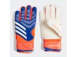 Torwarthandschuhe ADIDAS PERFORMANCE "PREDATOR MATCH", Gr. 9, blau (lucid blau, solar rot, weiß), Obermaterial: 100% Polyester, Handschuhe Torwarthandschuhe