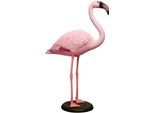 Teichfigur UBBINK "Flamingo", rosa, B:55cm H:90cm T:20cm, Kunststoff, Teichdeko, Teichfigur