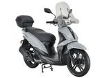 Alpha Motors Motorroller Libero 125 ccm 90 km/h EURO 5+ 16-Zoll grau-schwarz inkl. Topcase und Windschild
