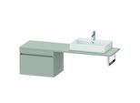 Duravit DuraStyle Waschtisch-Unterschrank DS535400707 70 x 54,8 cm, betongrau matt, für Konsole, 1 Auszug